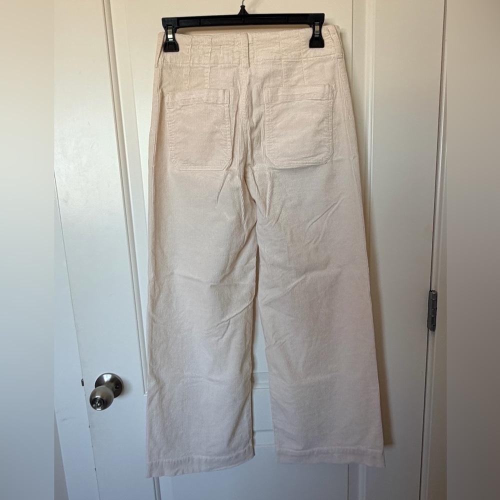 Anthropologie Maeve Colette Corduroy Pants in Soft Cream - Picture 4 of 5